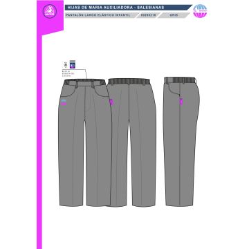 PANT. LARGO ELÁSTICO INFANTIL